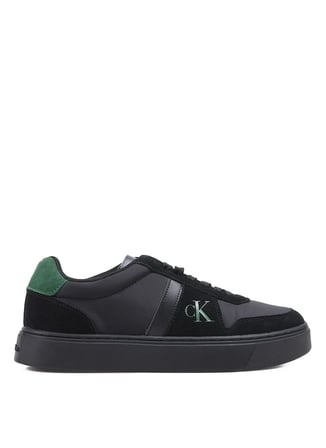 Calvin Klein Siyah Erkek Sneaker CLASSIC CUPS LACE MIX EMB TONGUE
