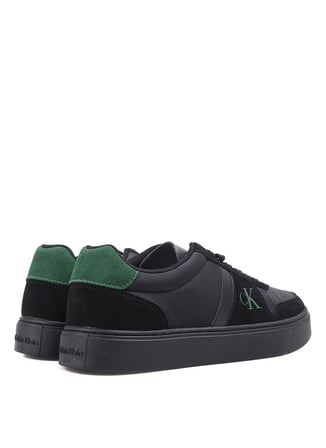 Calvin Klein Siyah Erkek Sneaker CLASSIC CUPS LACE MIX EMB TONGUE