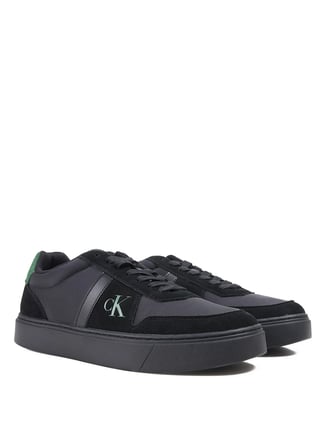 Calvin Klein Siyah Erkek Sneaker CLASSIC CUPS LACE MIX EMB TONGUE