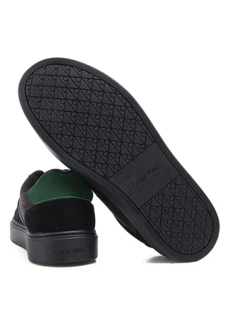 Calvin Klein Siyah Erkek Sneaker CLASSIC CUPS LACE MIX EMB TONGUE