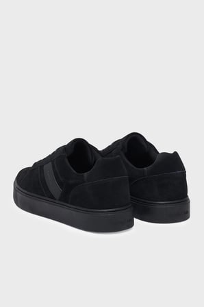 Calvin Klein Süet Logolu Sneaker Ayakkabı Erkek AYAKKABI HM0HM02200 0GJ SİYAH