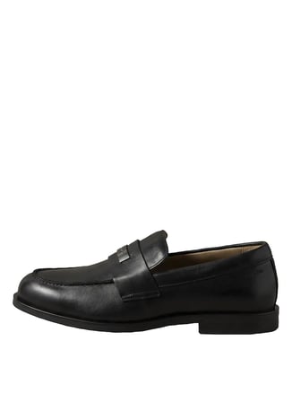 Calvin Klein Siyah Erkek Loafer ESS RUBBER LOAFER HW PLAQ VA LTH