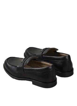 Calvin Klein Siyah Erkek Loafer ESS RUBBER LOAFER HW PLAQ VA LTH