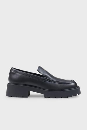 Calvin Klein % 100 Deri Logolu Makosen Ayakkabı HW0HW030440GJ Bayan AYAKKABI HW0HW03044 0GJ SİYAH