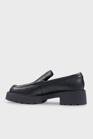 Calvin Klein % 100 Deri Logolu Makosen Ayakkabı HW0HW030440GJ Bayan AYAKKABI HW0HW03044 0GJ SİYAH