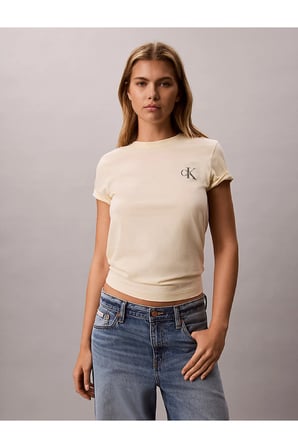 Kadın Monologo Detaylı 2'li T-shirt