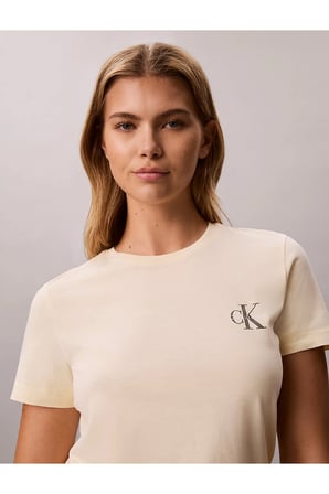 Kadın Monologo Detaylı 2'li T-shirt