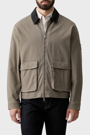 Calvin Klein Pamuklu Regular Fit Klasik Yaka Mont LV04RG400GPAY Erkek MONT LV04RG400G PAY SÜTLÜ KAHVE