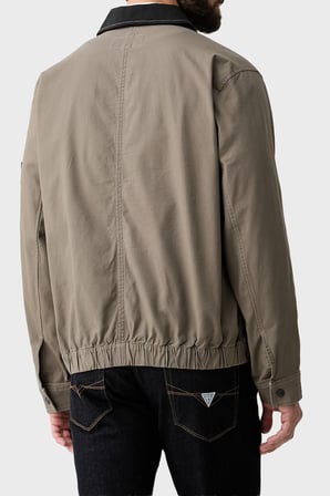 Calvin Klein Pamuklu Regular Fit Klasik Yaka Mont LV04RG400GPAY Erkek MONT LV04RG400G PAY SÜTLÜ KAHVE