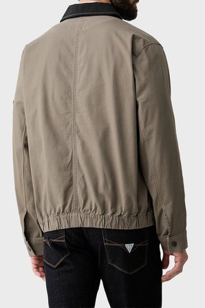 Calvin Klein Pamuklu Regular Fit Klasik Yaka Mont LV04RG400GPAY Erkek MONT LV04RG400G PAY SÜTLÜ KAHVE