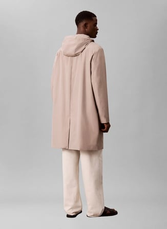 Calvin Klein Bej Erkek Ceket LV04LG505GHMT_LS RELAXED TECH NYLO