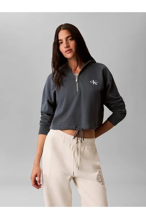 LS MONOLOGO TERRY CR, CEG Gri Kadın Ceket