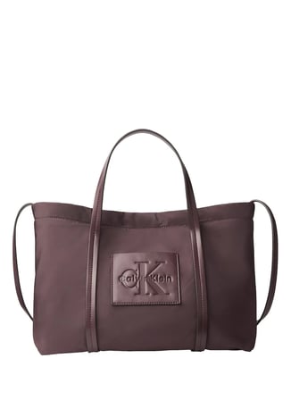 Calvin Klein Bordo Kadın Tote Çanta NYLON SMALL TOTE CROSSBODY