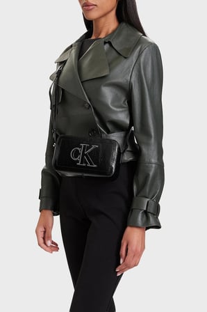 Calvin Klein Logolu Ayarlanabilir Askılı Çanta LV04F3685GUB1 Kadın ÇANTA LV04F3685G UB1 SİYAH