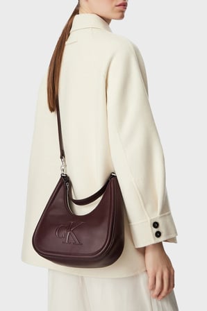 Calvin Klein Logolu Çıkarılabilir Askılı Çanta LV04F3561GBAP Kadın ÇANTA LV04F3561G BAP BORDO