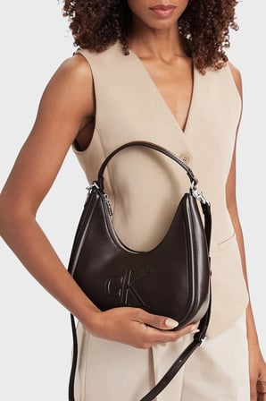 Calvin Klein Logolu Çıkarılabilir Askılı Çanta LV04F3561GBAL Kadın ÇANTA LV04F3561G BAL KAHVE