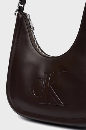 Calvin Klein Logolu Çıkarılabilir Askılı Çanta LV04F3561GBAL Kadın ÇANTA LV04F3561G BAL KAHVE