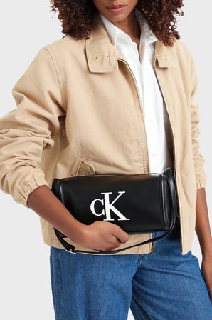 Calvin Klein Logolu Ayarlanabilir Omuz Askılı Çanta LV04F3894G3L2 Kadın ÇANTA LV04F3894G 3L2 SİYAH