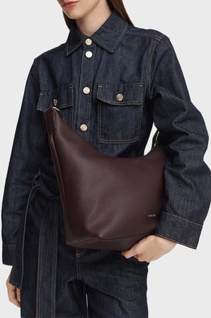 Calvin Klein Logolu Omuz Askılı Çanta LV04F3891GBAP Kadın ÇANTA LV04F3891G BAP BORDO