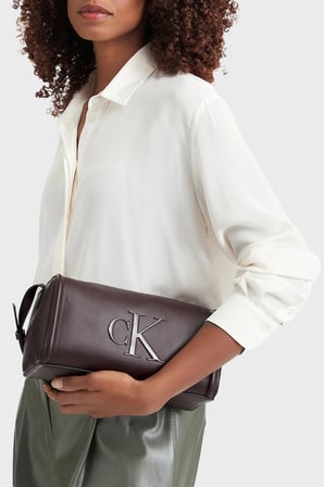 Calvin Klein Logolu Ayarlanabilir Omuz Askılı Çanta LV04F3894GBAP Kadın ÇANTA LV04F3894G BAP BORDO