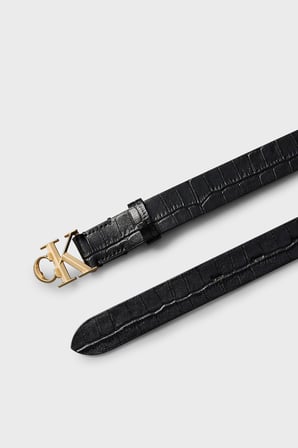 Calvin Klein Deri Logolu Kemer LV04F7102GYIH Kadın KEMER LV04F7102G YIH SİYAH