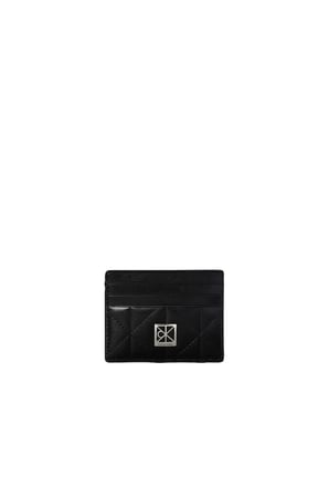 QUILTED CARDCASE, UB1 Siyah Kadın Kartlık