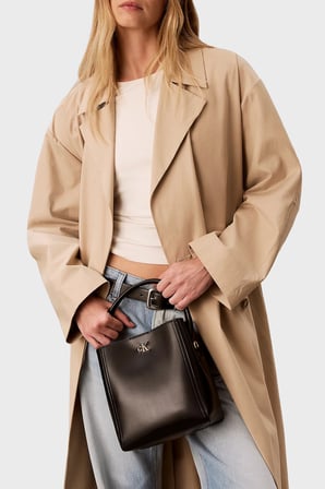 Calvin Klein Logolu Çıkarılabilir Askılı Çanta LV04F3174G001 Kadın ÇANTA LV04F3174G 001 SİYAH