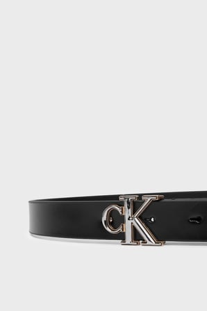 Calvin Klein Deri Logolu Kemer LV04F7132GVF6 Kadın KEMER LV04F7132G VF6 SİYAH