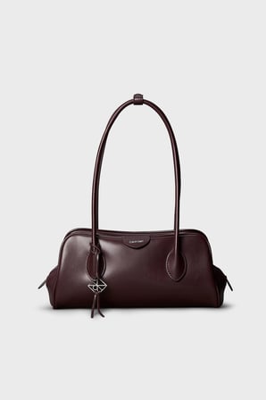 Calvin Klein Logolu Sabit Askılı Çanta LV04F3369GBAP Kadın ÇANTA LV04F3369G BAP BORDO