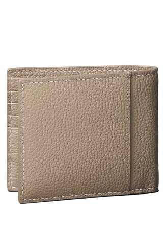 Calvin Klein Bej Erkek Cüzdan BOLD PEBBLE BILLFOLD W/ COIN