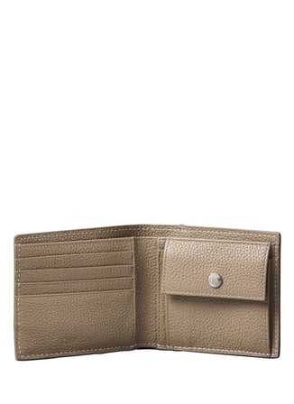 Calvin Klein Bej Erkek Cüzdan BOLD PEBBLE BILLFOLD W/ COIN