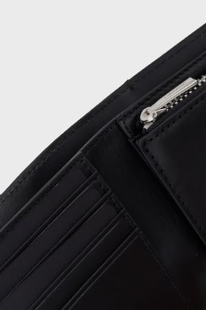 Calvin Klein Logolu Deri Cüzdan LV04D1268GUB1 Erkek CÜZDAN LV04D1268G UB1 SİYAH