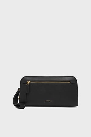 Calvin Klein Bilek Askılı Deri Traş Çantası LV04D1323GUB1 Erkek TRAŞ ÇANTASI LV04D1323G UB1 SİYAH