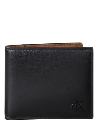 Calvin Klein Siyah Erkek Cüzdan BOLD CK SUEDE BILLFOLD