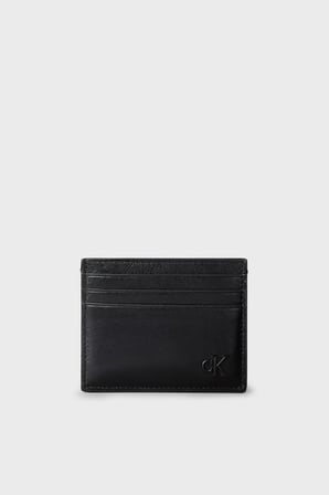 Calvin Klein Logolu Deri Kartlık LV04D1363GUB1 Erkek KARTLIK LV04D1363G UB1 SİYAH