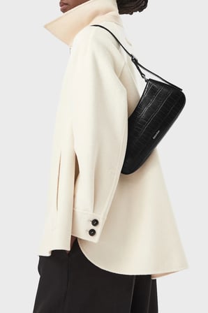 Calvin Klein Logolu Ayarlanabilir Askılı Çanta LV04F3906GUB1 Kadın ÇANTA LV04F3906G UB1 SİYAH