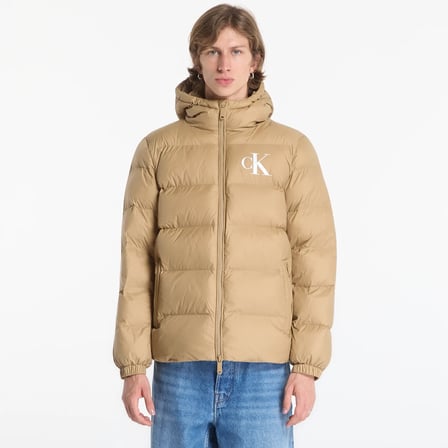 CALVIN KLEIN Erkek Marka Logolu Günlük Kullanıma Uygun Bej Mont LV04RG513G 10J