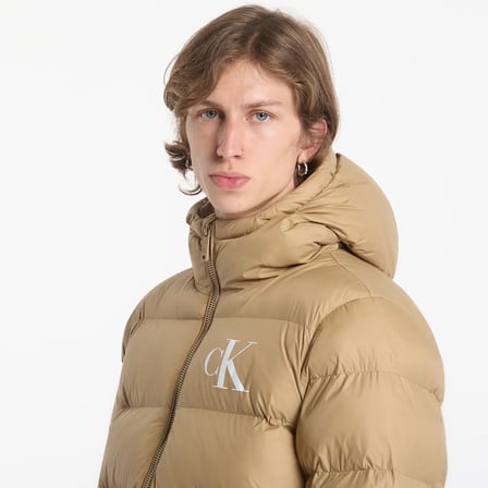 CALVIN KLEIN Erkek Marka Logolu Günlük Kullanıma Uygun Bej Mont LV04RG513G 10J