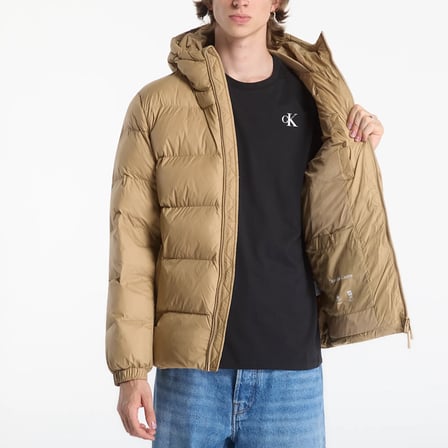 CALVIN KLEIN Erkek Marka Logolu Günlük Kullanıma Uygun Bej Mont LV04RG513G 10J
