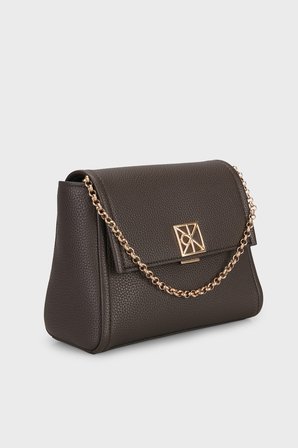 Calvin Klein Logolu Çıkarılabilir Askılı Çanta LV04F3511GBAL Bayan ÇANTA LV04F3511G BAL KAHVE