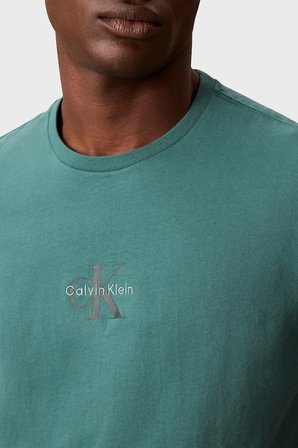 Calvin Klein Pamuklu Regular Fit Bisiklet Yaka T Shirt LV04RB866G8ZU Erkek T SHİRT LV04RB866G 8ZU PETROL