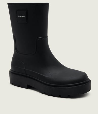 CALVIN KLEIN Erkek Marka Logolu Günlük Kullanıma Uygun Siyah Bot & Bootie HM0HM02243 0GJ