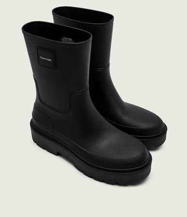 CALVIN KLEIN Erkek Marka Logolu Günlük Kullanıma Uygun Siyah Bot & Bootie HM0HM02243 0GJ
