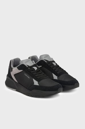 Calvin Klein Logolu Sneaker Ayakkabı HM0HM0230800X Erkek AYAKKABI HM0HM02308 00X SİYAH