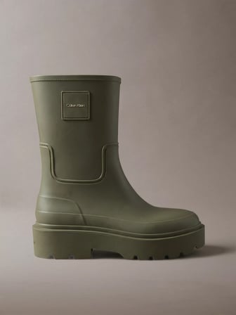 CALVIN KLEIN Erkek Marka Logolu Günlük Kullanıma Uygun Yeşil Bot & Bootie HM0HM02243 LI1