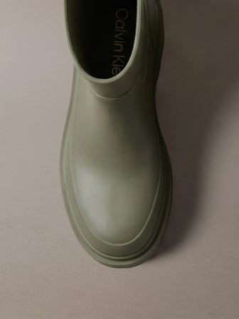 CALVIN KLEIN Erkek Marka Logolu Günlük Kullanıma Uygun Yeşil Bot & Bootie HM0HM02243 LI1