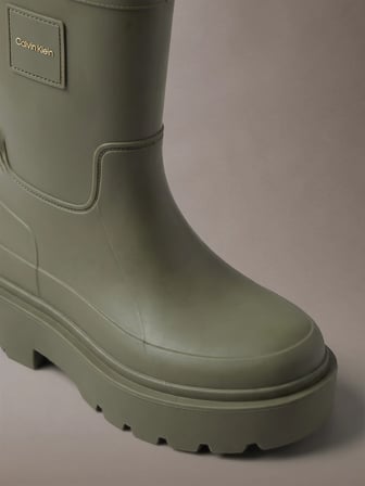 CALVIN KLEIN Erkek Marka Logolu Günlük Kullanıma Uygun Yeşil Bot & Bootie HM0HM02243 LI1
