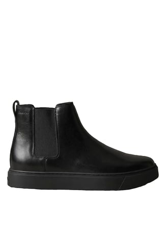 Calvin Klein Siyah Erkek Bot HYBRID CLEAN CHELSEA WAX LTH