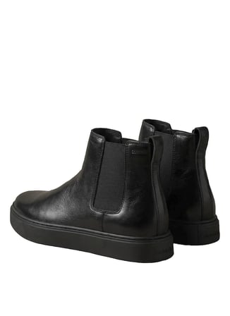 Calvin Klein Siyah Erkek Bot HYBRID CLEAN CHELSEA WAX LTH