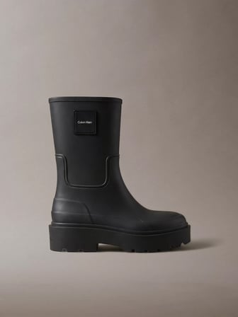 CALVIN KLEIN Kadın Marka Logolu Günlük Kullanıma Uygun Siyah Bot & Bootie HW0HW03179 0GJ